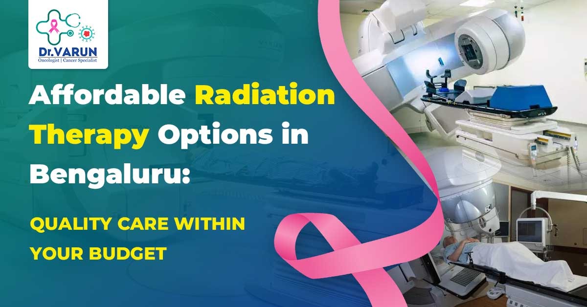 Image is about the affordable radiation therapy in bengaluru